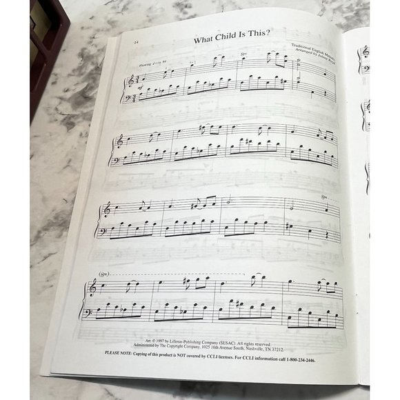 All the Best Christmas Solo Piano Songbook Sheet Music 20 Songs Carols 2002 - Picture 3 of 8